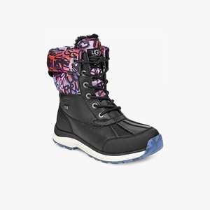 Ugg Adirondack III Graffiti Women All-Weather Boots Black (3807IHNFE)